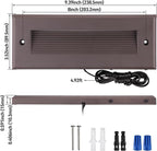 LEONLITE 5W/4W/3W Dimmable 5CCT Low Voltage LED Step Lights Outdoor, 9 Inch - Image 6
