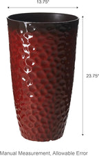 Glitzhome Large Planters for Outdoor Plant, 23.75" H Tall Outdoor Planter - Image 2