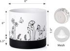 Nihow Ceramic Plant Pot: 6 Inch Planter - Image 2