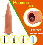Plant Self-Watering Stakes-15 Pack Terracotta Automatic Plant Waterer Devices - Image 3