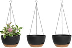 Hanging Planters 3-Pack, 8 Inch Self-Watering Hanging Pots by Unknown
