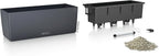 Lechuza BALCONERA Color 50 Slate, Self-Watering Window Box, H7.5 L19.7 W7.5 in - Image 3