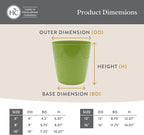 The HC Companies Aria Round Self-Watering Pot - Image 5