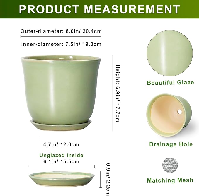 Ceramic Flower Pots - Image 2