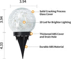 Solar Globe Lights Outdoor Waterproof-Solar Balls - Image 3