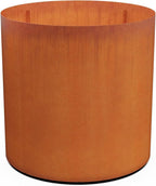 PLANTERCRAFT Corten Steel Metal Planter Box, Round Sizes, Modern Garden Steel by Plantercraft