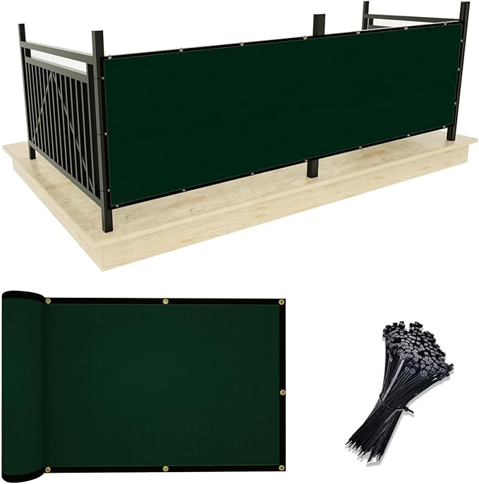 UPGRADE Privacy Screen 3' x 16' Fence Commercial Shade Cover by UPGRADE