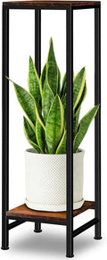 41" Tall Plant Stand Indoor, 2 Tier Plant stands by LUBORN