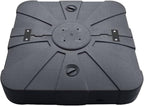 EliteShade USA 33" x 33" Offset Patio Umbrella Base Sand/Water Filled Square by EliteShade
