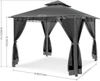 COBIZI Gazebo 10x10 Heavy Duty Gazebos - Image 4