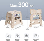 Delxo Office Step Stool, 13 inch Non-Slip Foldable Stools - Image 2