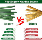 3Feet 36inch Garden Stakes Sturdy Plant Sticks Support Tomato Stakes - Image 4