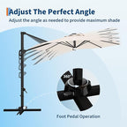 Garvee 10 ft Cantilever Patio Umbrella - Image 7
