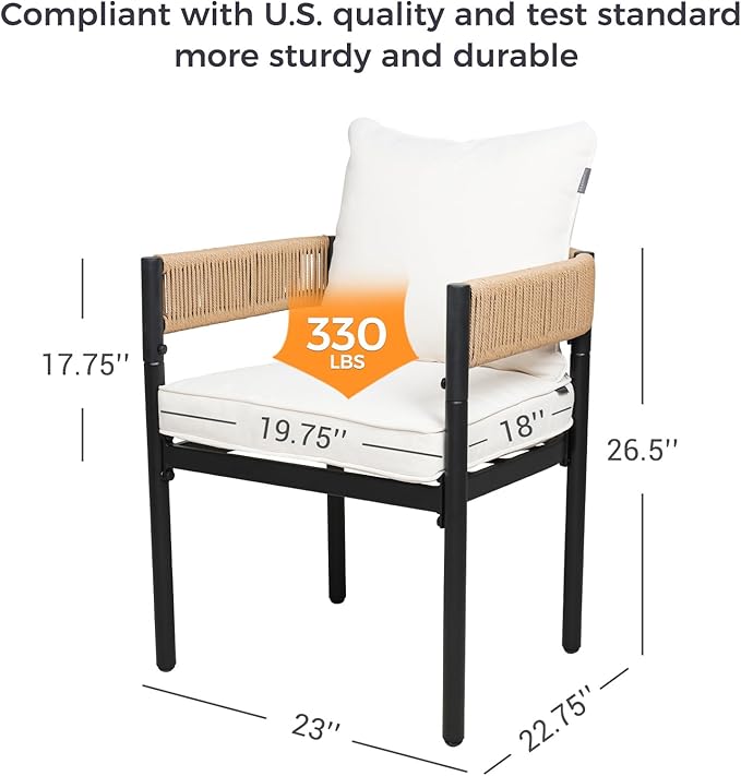 Grand patio 5-Piece Outdoor Dining Set - Image 4