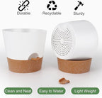 10 inch Plant Pots, Self-Watering Planters - Image 3