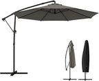 Outsunny 10 ft Offset Patio Umbrella by Outsunny