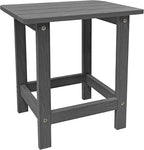 Outdoor Side Table, HDPS Single Adirondack Side Table Weather Resistant by Meluvici