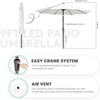 JEAREY 9FT Outdoor Patio Umbrella - Image 8