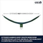 ENO, Eagles Nest Outfitters DoubleNest Lightweight Camping Hammock, 1 to 2 - Image 2