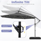 Tangkula 10ft Solar LED Patio Umbrella - Image 5
