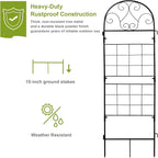 hogardeck 1PC 45x14 Inch Heavy Duty Metal Trellis - Image 4