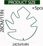 5PCS Green Monstera Plant Stem Support - Image 2