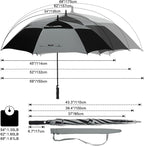 G4Free 47/54/62/68/72 Inch Automatic Open Golf Umbrella Oversize Extra Large - Image 6