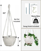 43 Inches Macrame Planter Hanger Large - Image 5