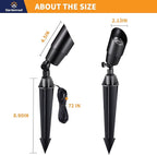 Gardenreet Black Brass Landscape Lighting Kit - Image 5