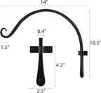 Worth Garden 6-Pack 14" Plant Hanger Bracket - Image 6