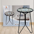 LIFFY Outdoor Side Table, Home Decorative Plant Stand & End Table Outside - Image 5