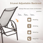 Giantex Set of 2 Patio Lounge Chair, Outdoor Chaise Lounge - Image 9