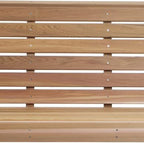 All Things Cedar Wooden Porch Swing, Outdoor Patio Furniture, 6 Foot - Image 8