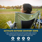 GCI Outdoor Comfort Pro Rocker Collapsible Rocking Chair & Outdoor Camping Chair - Image 4