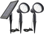 SUNLONG Solar Powered Spot Lights Outdoor Waterproof 2 in 1 Bright Solar by MakeYournightBrightandWarm
