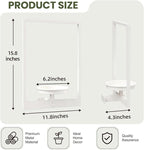 Hanging Planters for Indoor Plants White, Wall Plant Holder Stand to Hold Large - Image 2