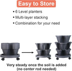 DUNCHATY Stackable Planter, Vertical Garden Planter - Image 6