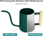 Watering Can Indoor Plants, 35 oz/1000 ml Metal Stainless Steel Watering Can Pot - Image 6