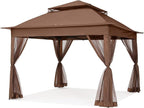 COOSHADE 11x11 Pop Up Gazebo Tent Outdoor Canopy Patio Shelter - Image 2