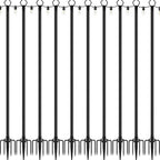 10 Pack String Light Poles, 10 Ft Light Poles by Mutovlin