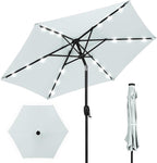 Best Choice Products 7.5ft Outdoor Solar Market Table Patio Umbrella by BestChoiceProducts