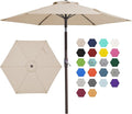 JEAREY 7.5FT Patio Umbrella Outdoor Market Umbrella by JEAREYOutdoorsCollection