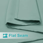 NICETOWN 2 Panels Aqua Blue Outdoor Curtainss - Image 7