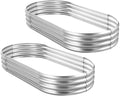 Land Guard 2Pcs Galvanized Raised Garden Bed Kit, 7.5×3×1ft Galvanized Planter by LandGuard