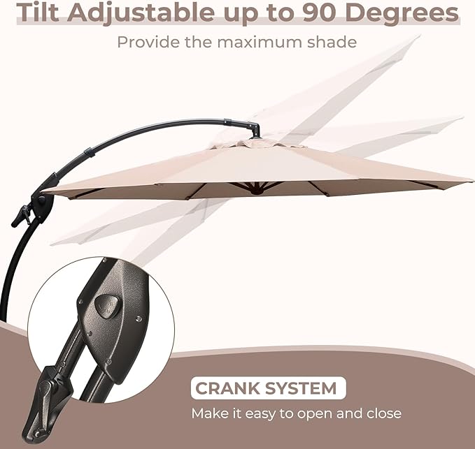 Grand patio 11FT Cantilever Umbrella - Image 5