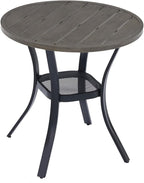 VICLLAX 27.5" Outdoor Round Patio Table by HOME