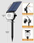 btfarm Solar Lights Outdoor Waterproof IP65-2 Pack LED Color Changing Spot - Image 8