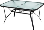 Tangkula 55" Patio Dining Table - Image 8