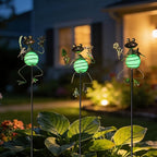 3 Pack Decorative Garden Stakes, Frog Waterproof Metal Spring Decor, Outdoor - Image 7