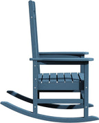 KINGYES Oversized Patio Rocking Chair Set of 2, High Density Polyethylene - Image 10
